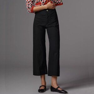 Anthropologie Maeve Colette Crop Wide-Leg Pant 10